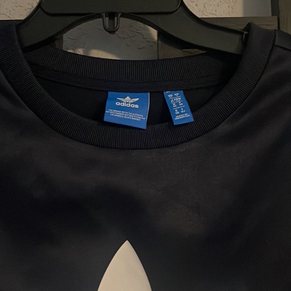 Adidas Women's Originals Trefoil Crew Sweatshirt, Legend Ink - Picture 4 of 6